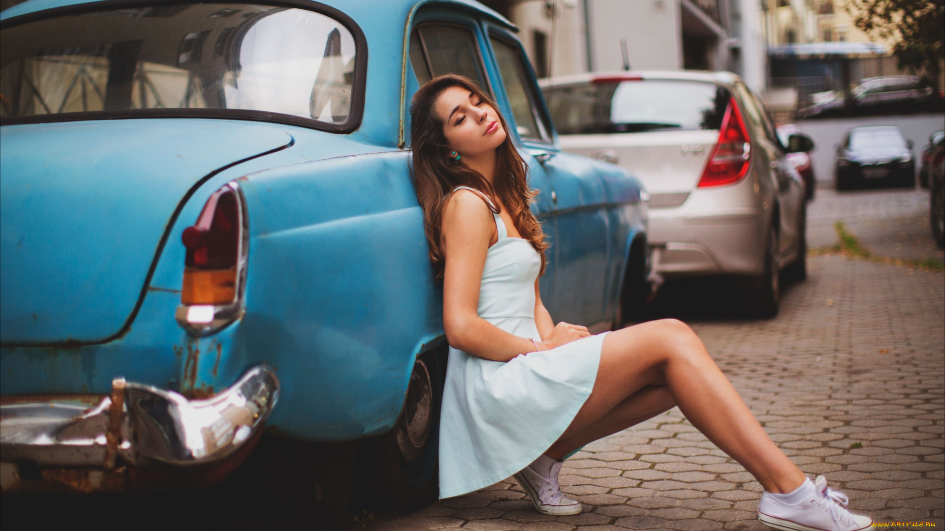 автомобили, -авто, с, девушками, volga