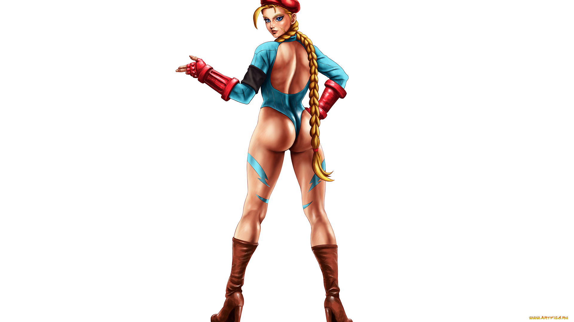 рисованное, комиксы, девушка, фон, взгляд, униформа