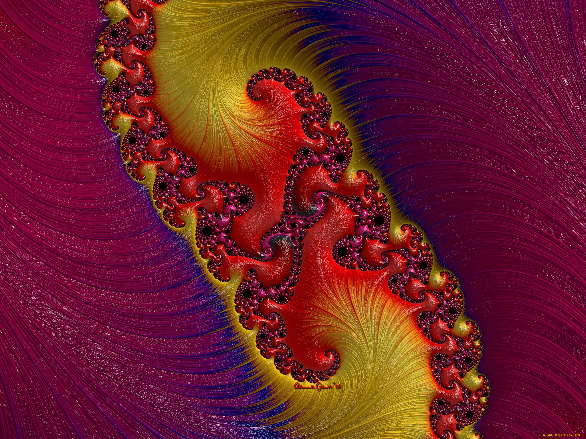 3д, графика, фракталы, , fractal, цвета, фон, узор