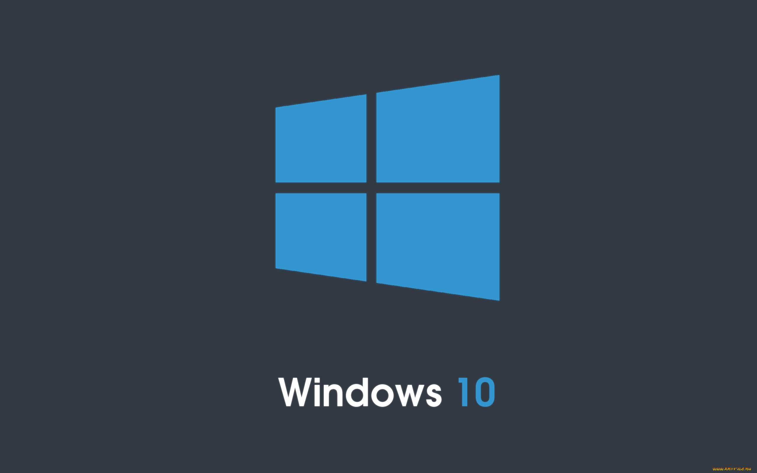 компьютеры, windows, , 10, логотип, фон