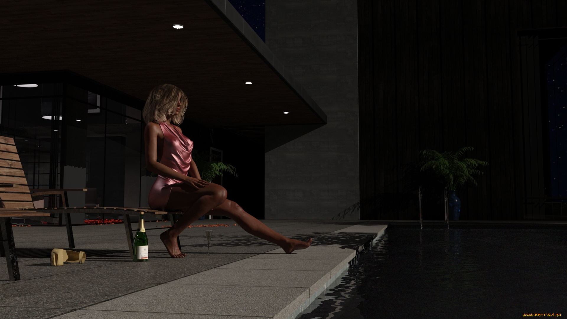 3д, графика, люди, , people, фон, взгляд, девушка