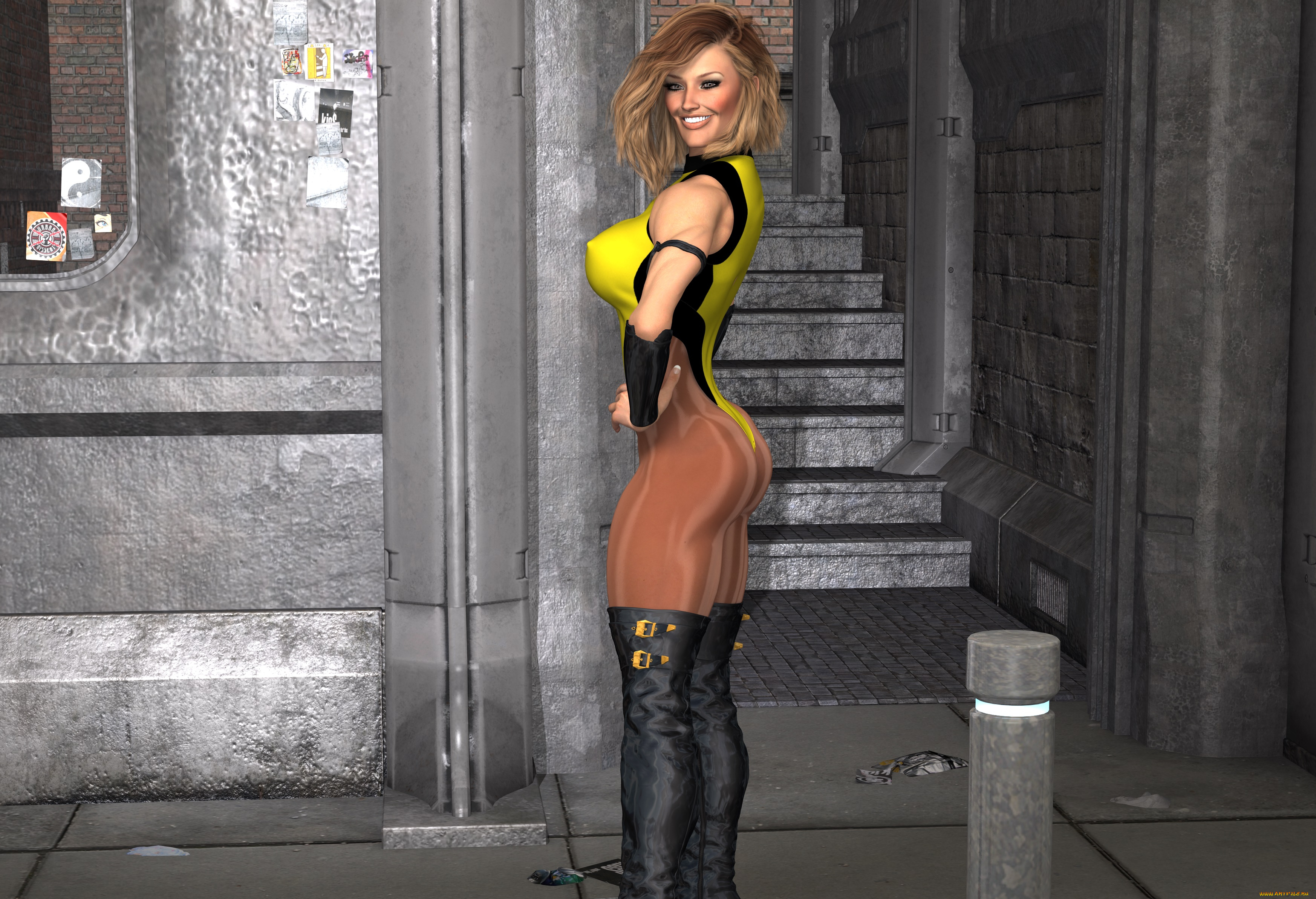 3д, графика, люди, , people, фон, взгляд, девушка