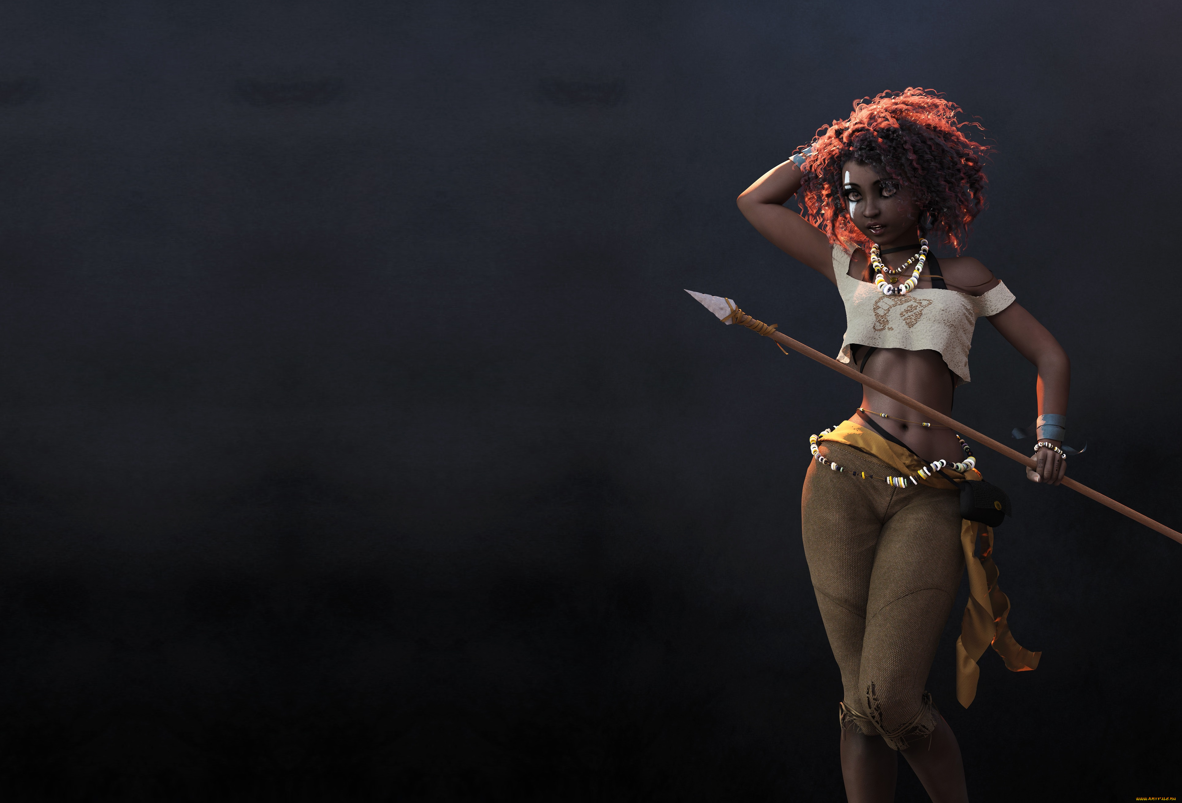 3д, графика, амазонки, , amazon, охотница, huntress, арт, девушка, jason, knight