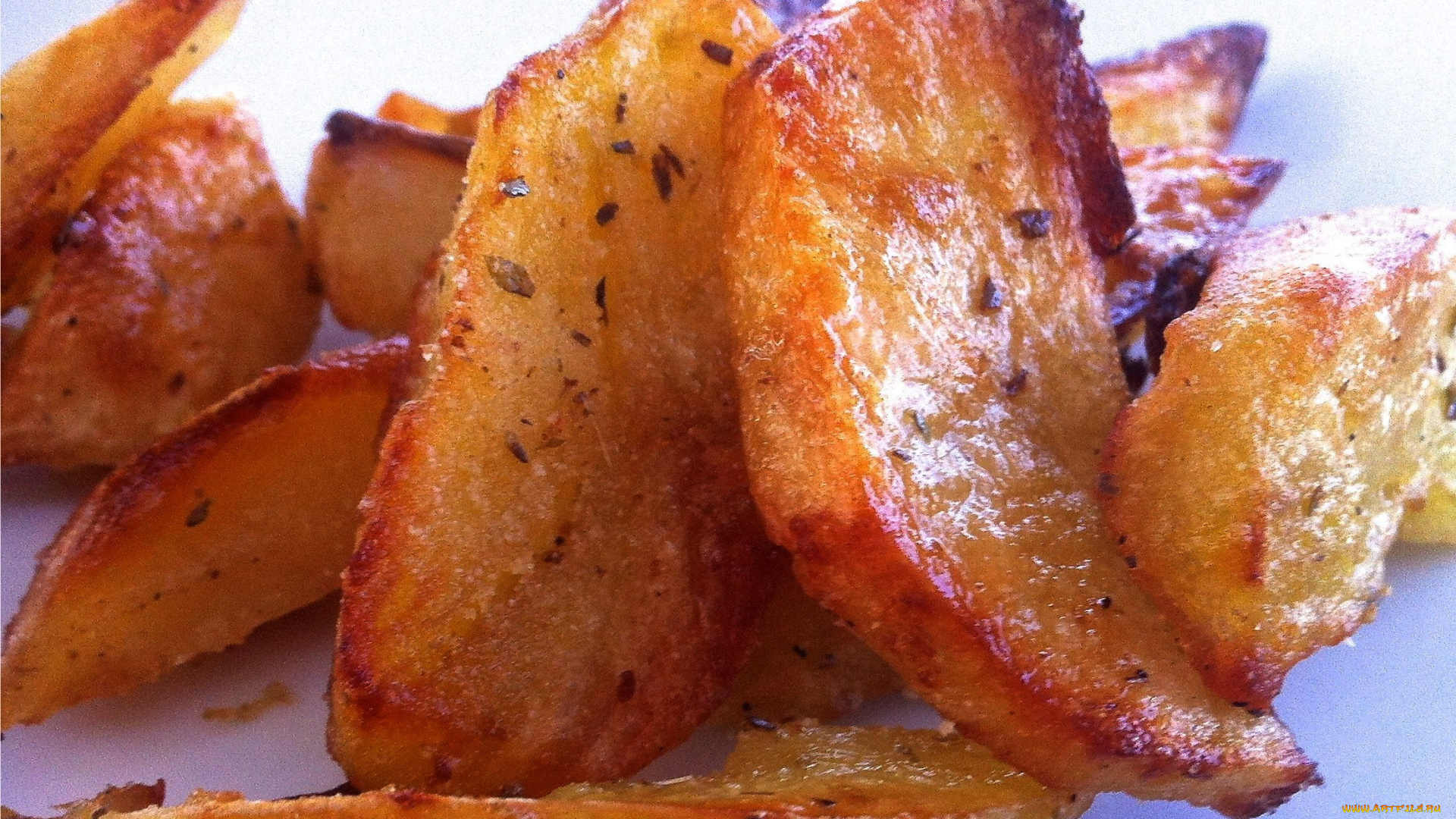 еда, картофель, ломтики