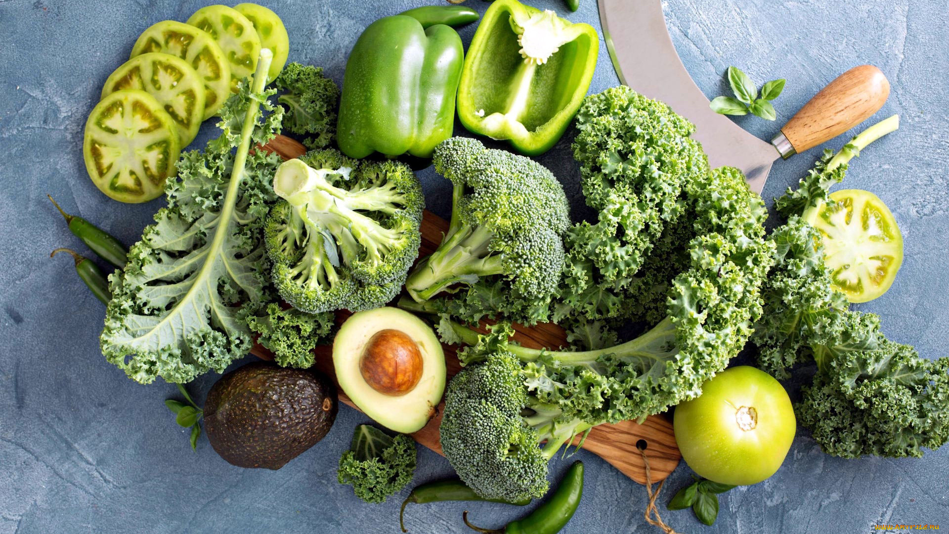 еда, овощи, помидоры, перец, брокколи