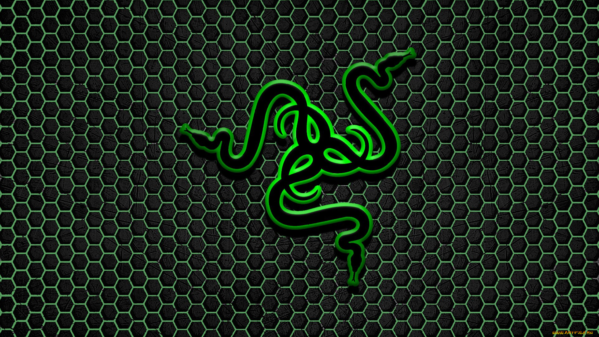 компьютеры, razer, логотип, фон