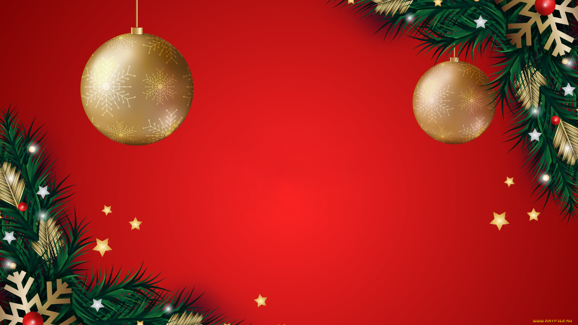 праздничные, векторная, графика, , новый, год, фон, шары