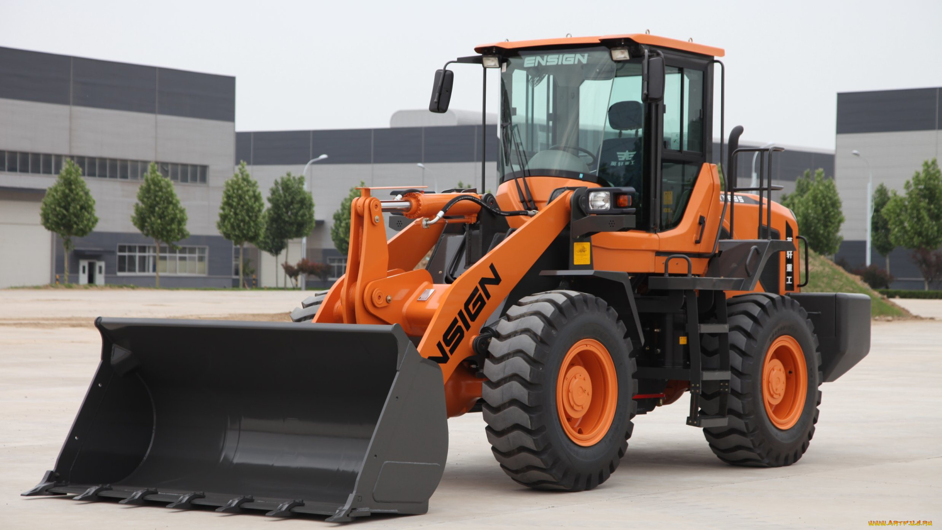 техника, фронтальные, погрузчики, ensign