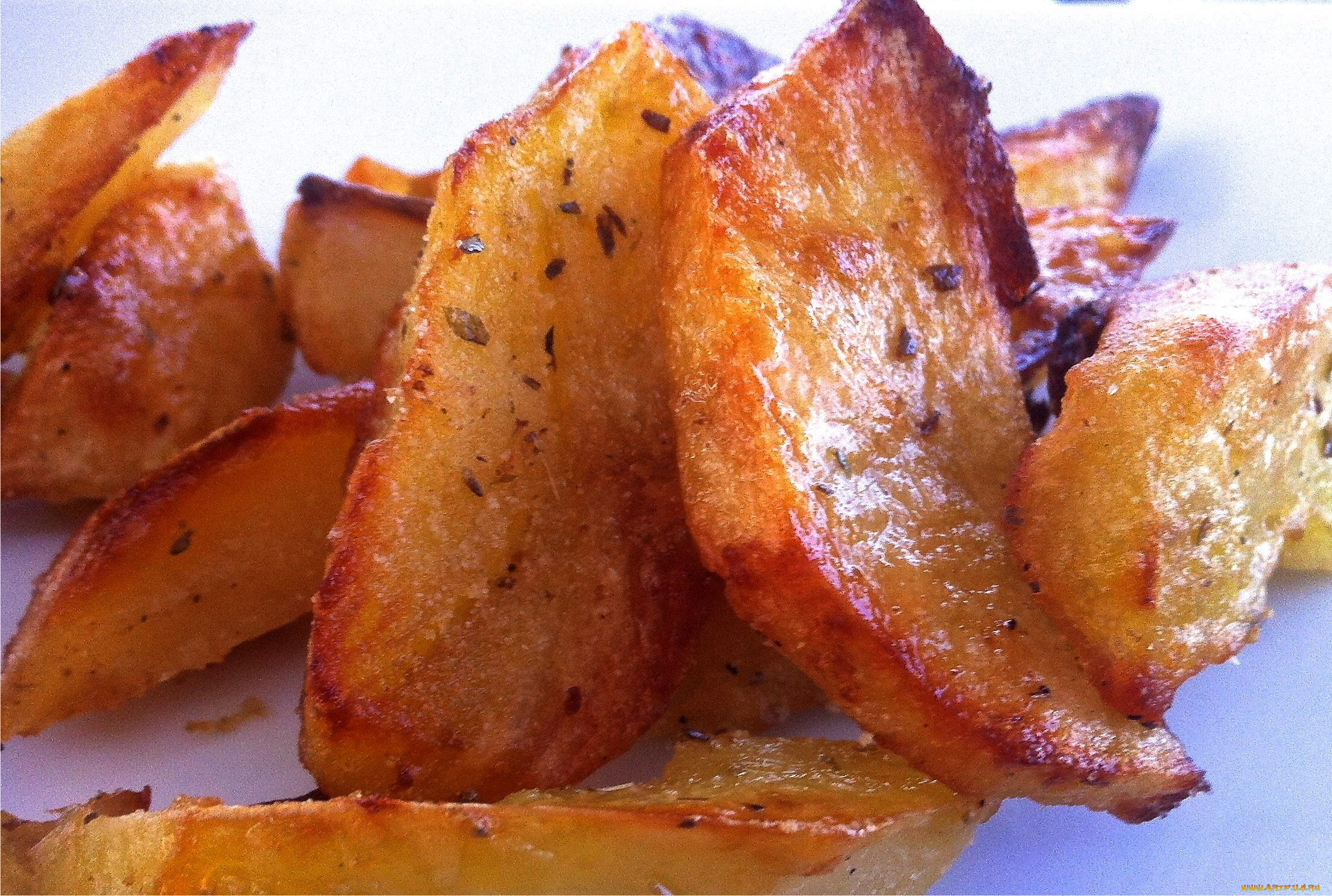 еда, картофель, ломтики