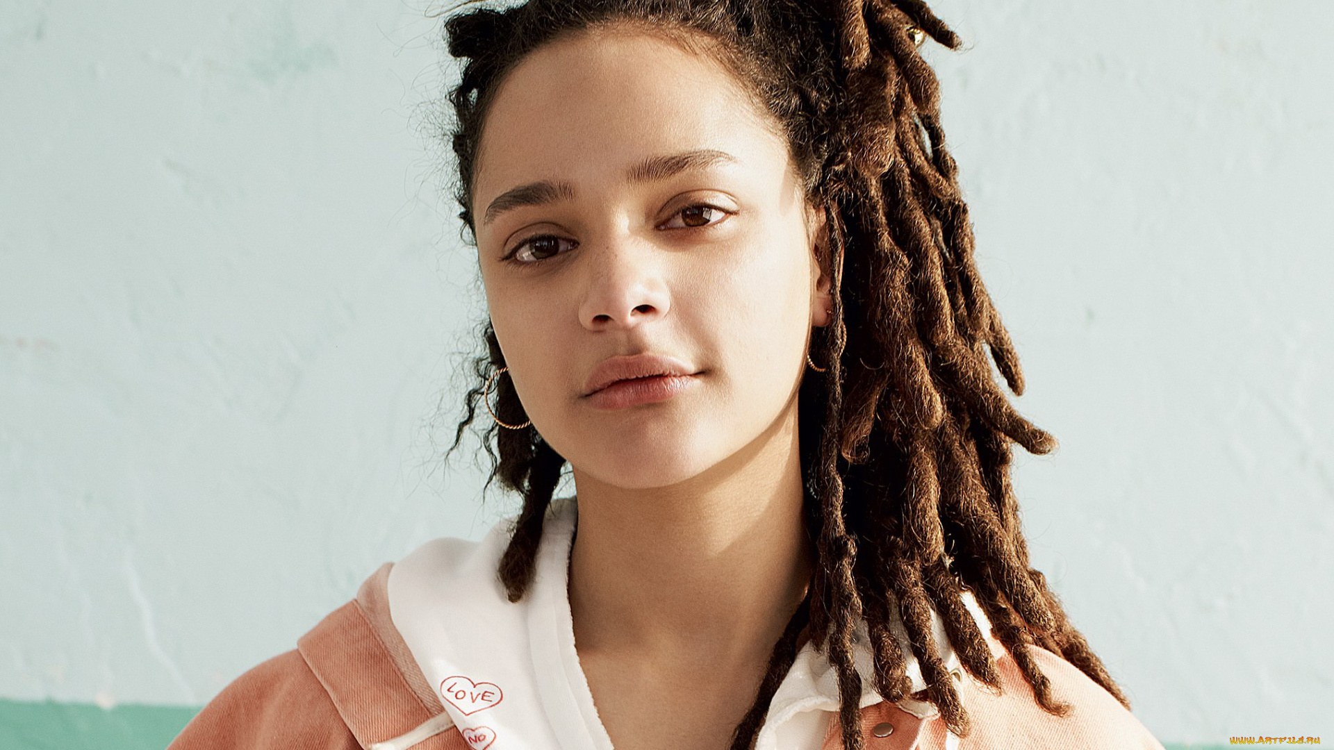 девушки, sasha, lane, дреды, актриса, лицо