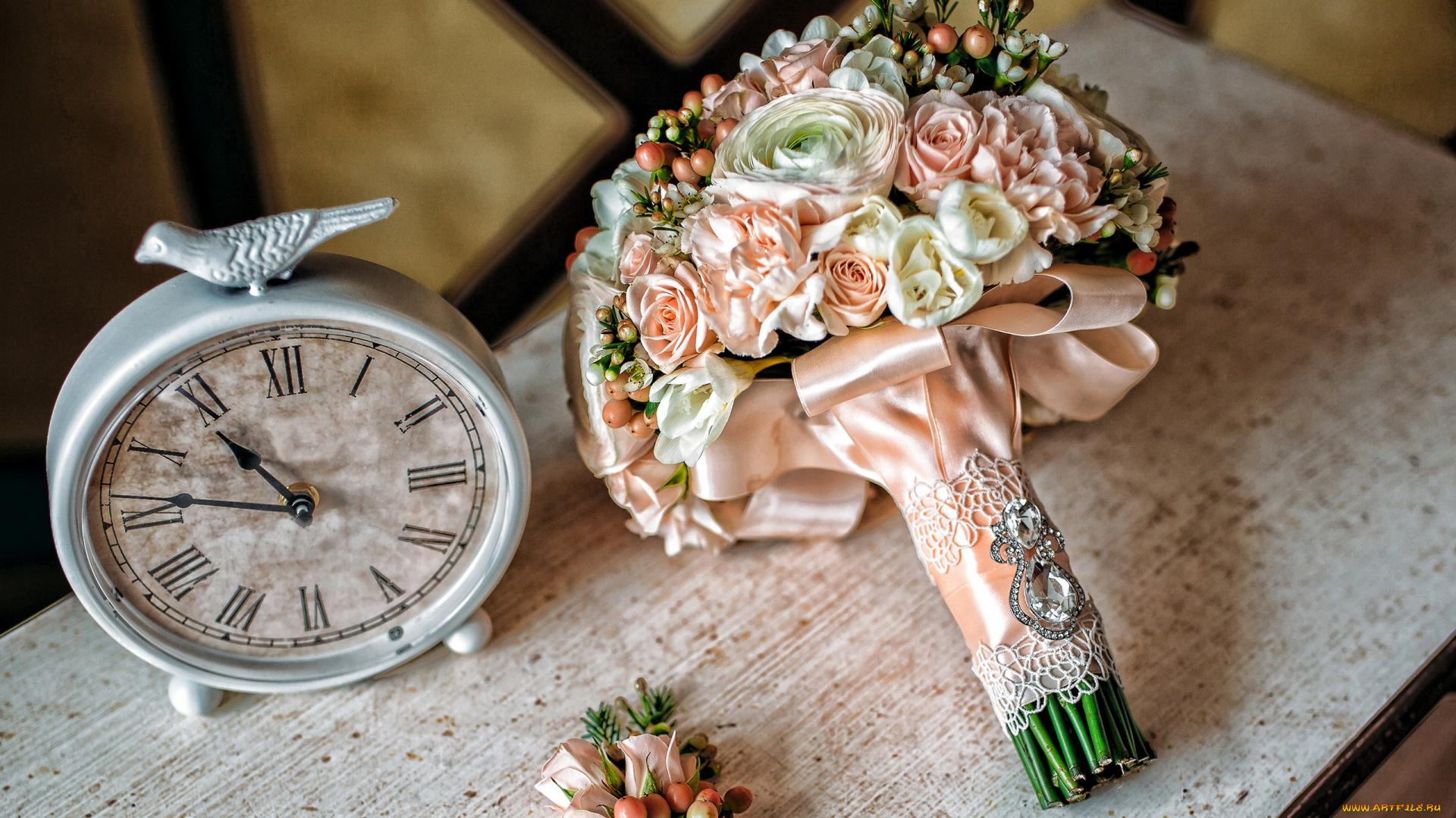 разное, часы, , часовые, механизмы, букет, свадебный