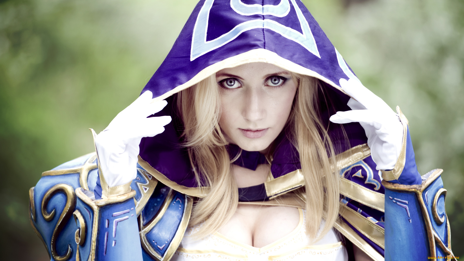 разное, cosplay, , косплей, броня, девушка, блондинка, капюшон, natasha, firsakova