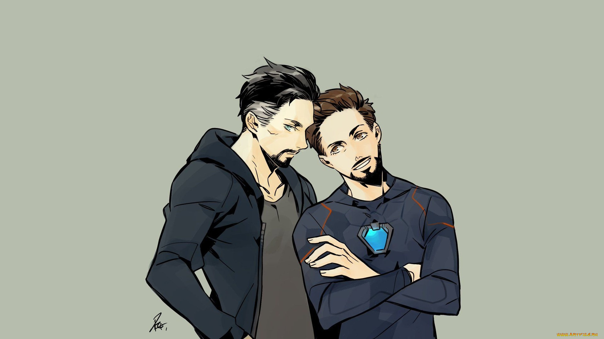 рисованное, кино, тони, старк, доктор, стрэндж, стефан, стрендж, стивен, железный, человек