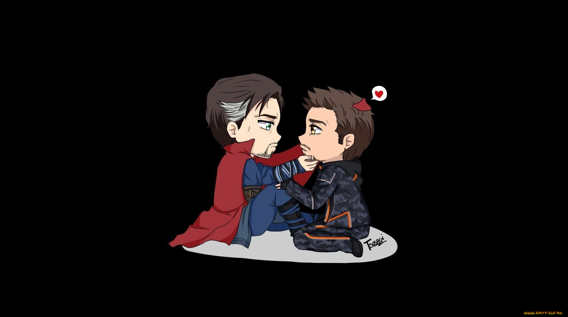 рисованное, кино, стефан, стрендж, стивен, железный, человек, тони, старк, доктор, стрэндж