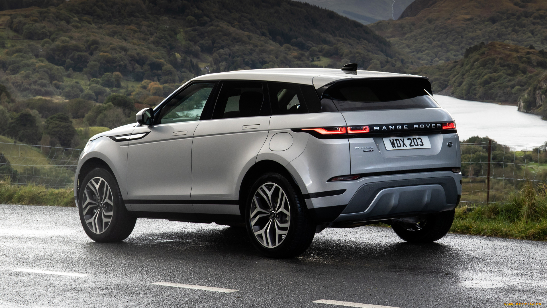 range, rover, evoque, p300e, s, 2020, автомобили, range, rover, range, rover, evoque, p300e, s, 2020, электромобиль, легенда, вид, сзади