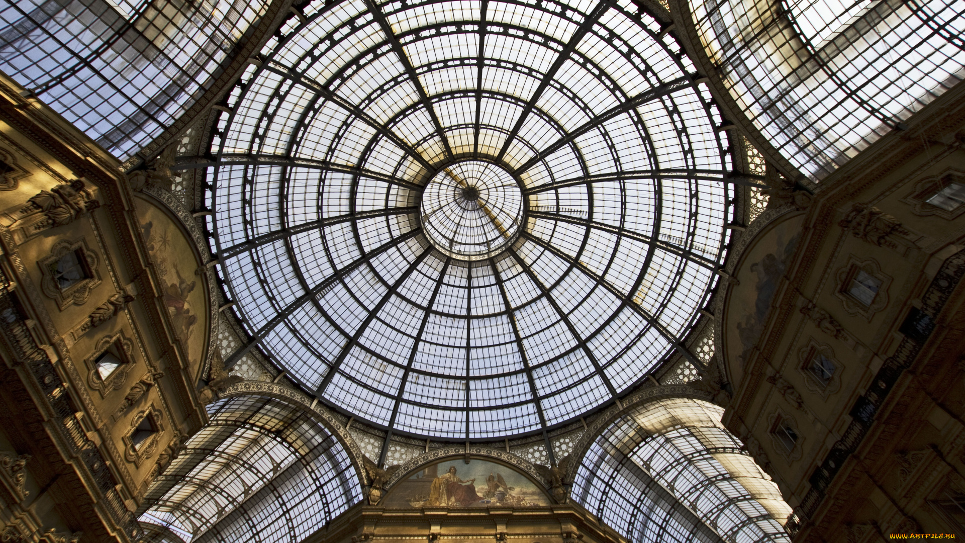 разное, элементы, архитектуры, архитектура, галлерея, milano, lombardia, citta, италия