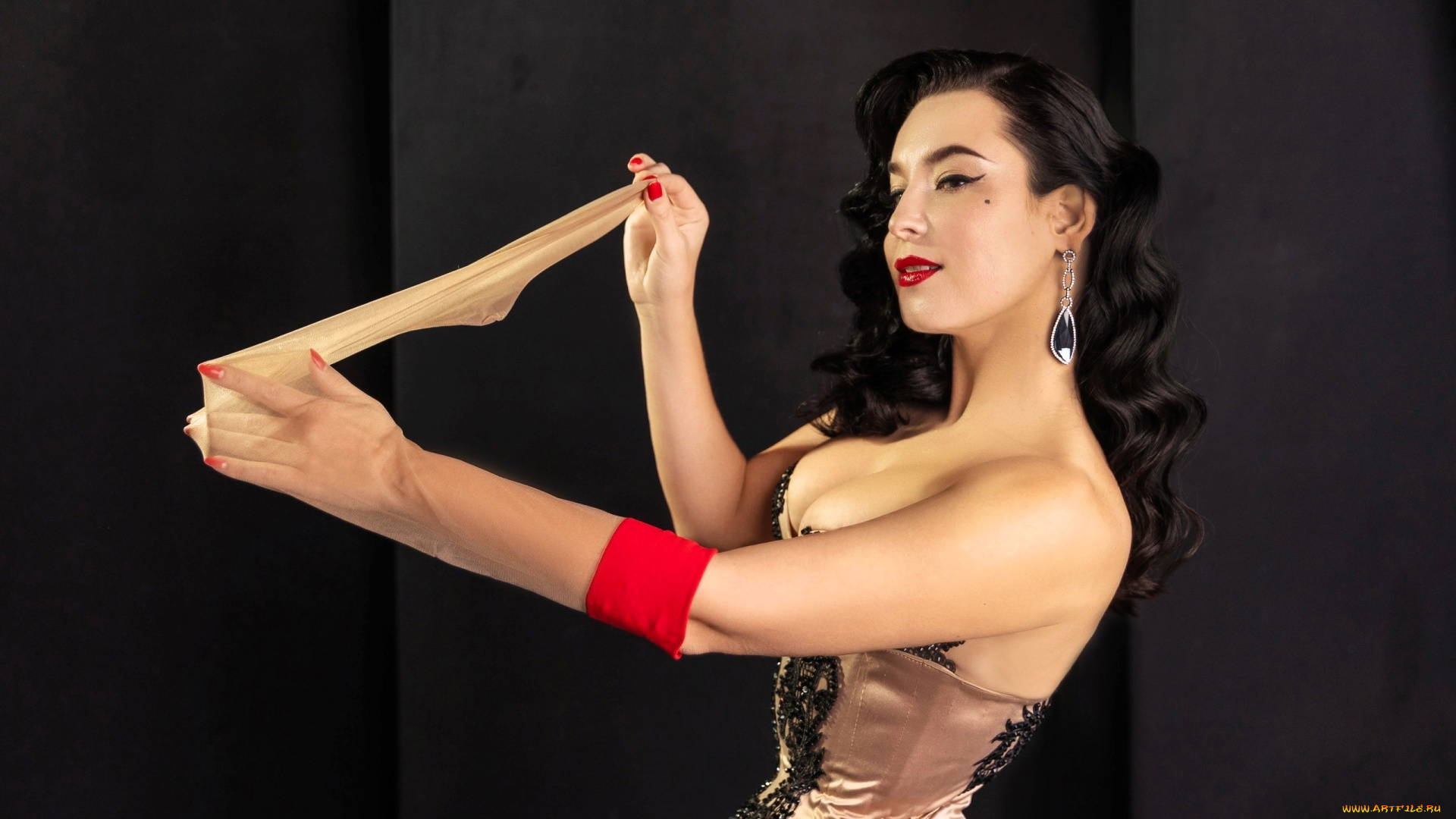 девушки, анна, шаховская, образ, косплей, наряд, корсет, чулок