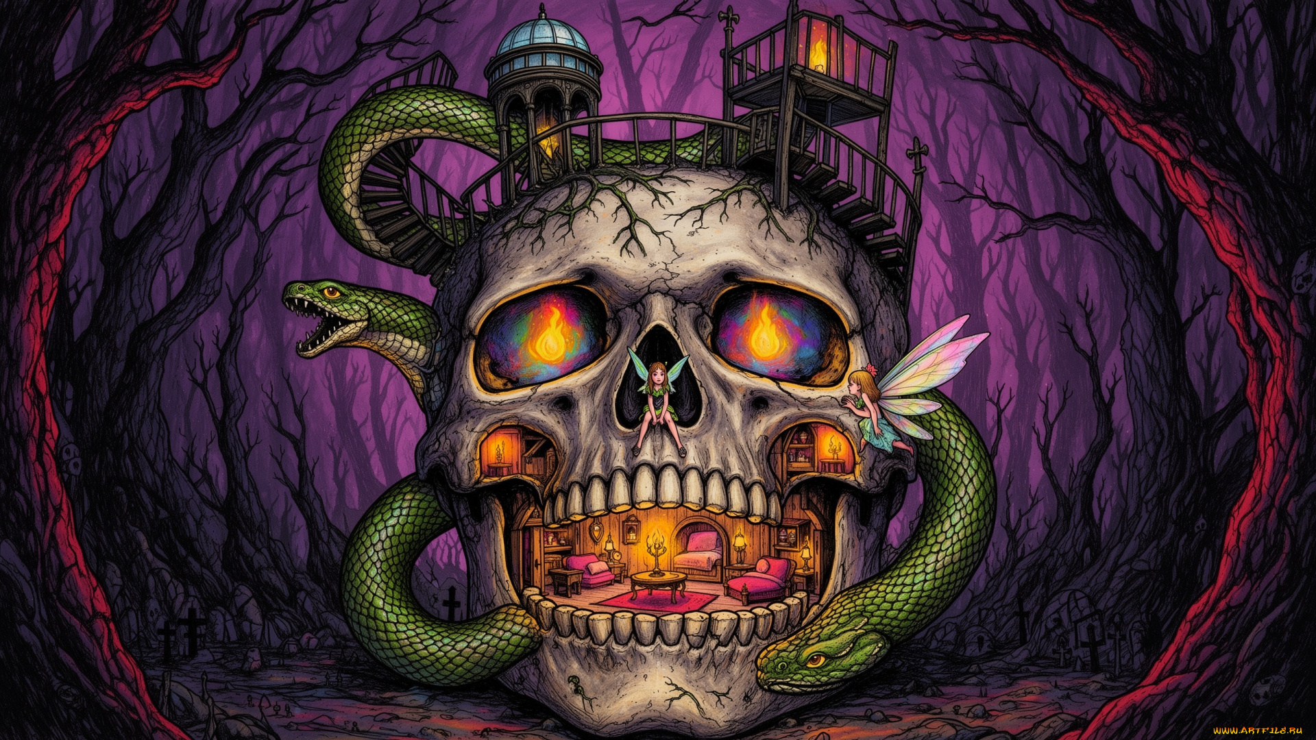 фэнтези, нежить, нейросети, графика, нейроарт, ai, art, нейронные, сети, рисунки, нейро, искусство, нейрографика, graphics, neuroart, neural, networks, drawings, neuro, neurography