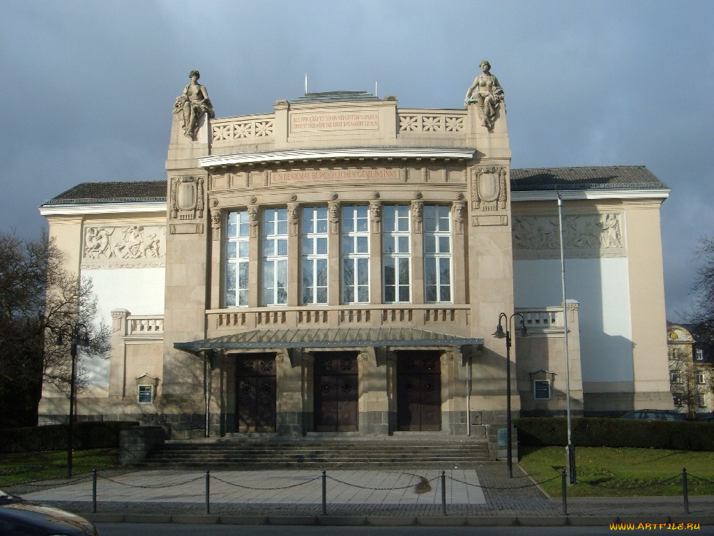 giessen, west, germany, города, здания, дома