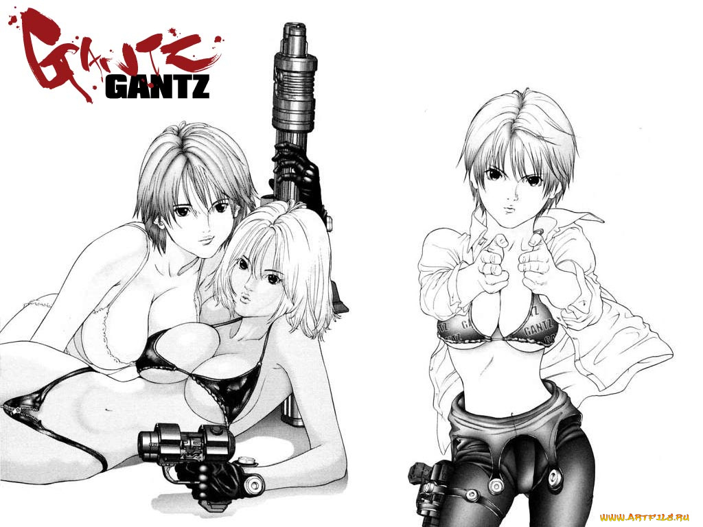 аниме, gantz