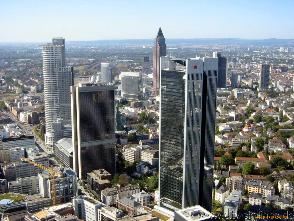 frankfurt, города, панорамы