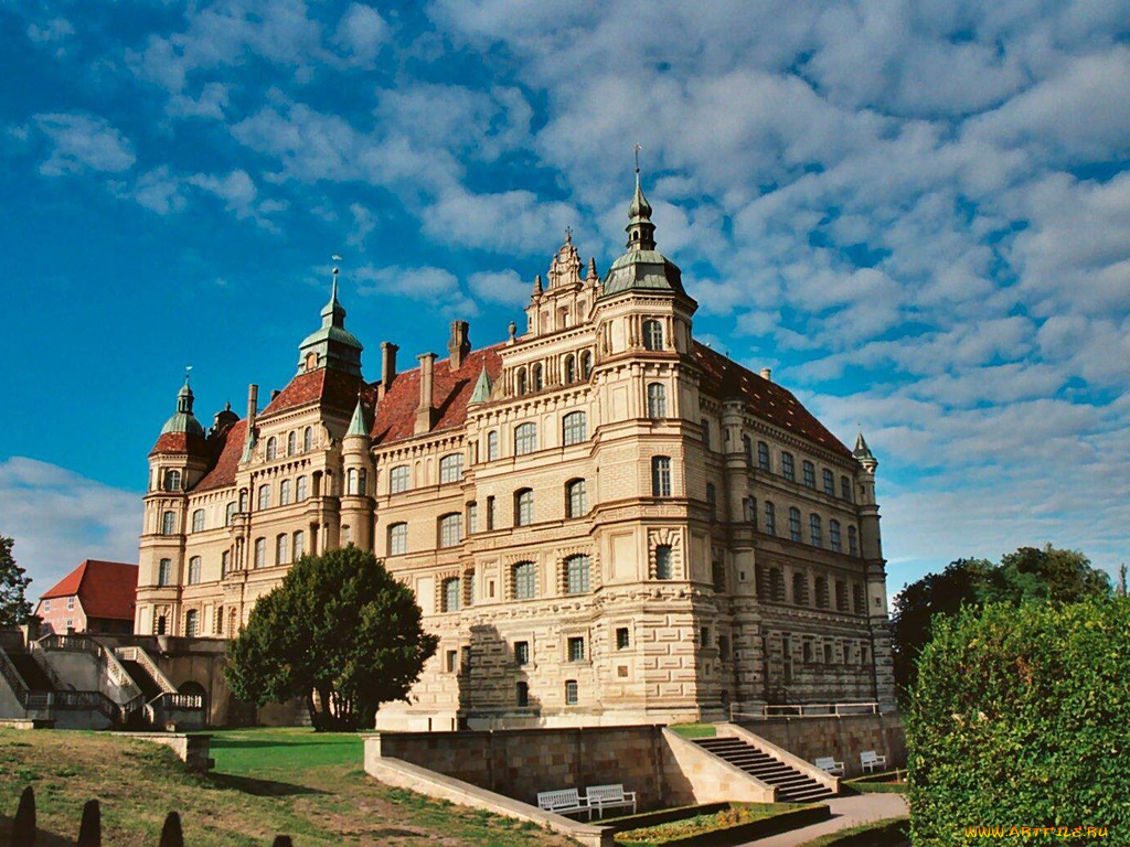 guestrow, города, дворцы, замки, крепости