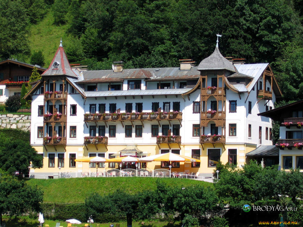 zell, города, здания, дома