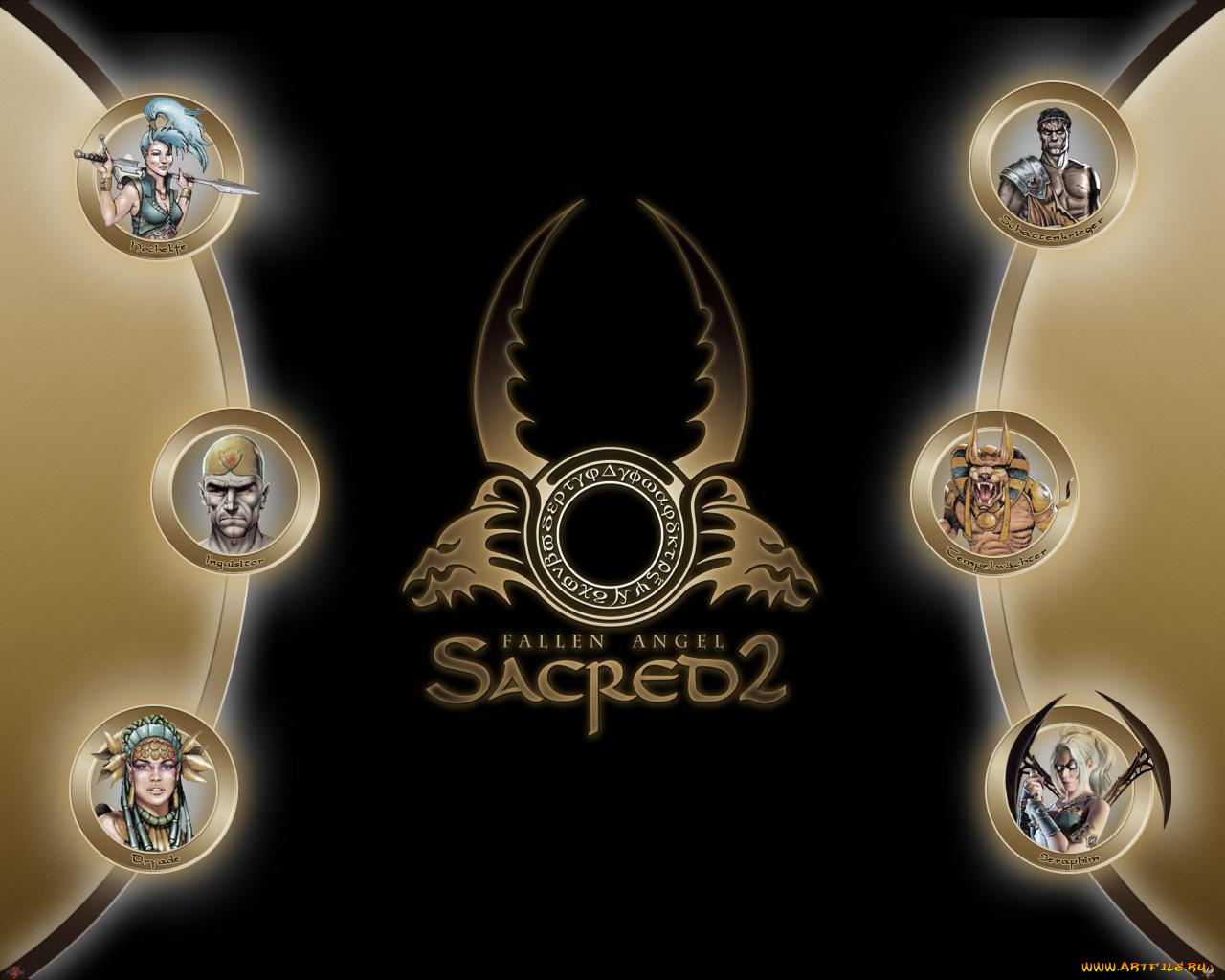 sacred, fallen, angel, видео, игры