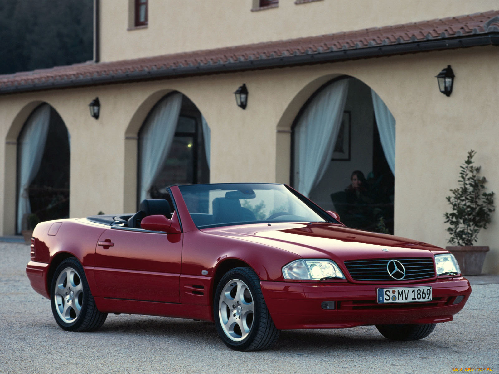 sl, 320, автомобили, mercedes, benz