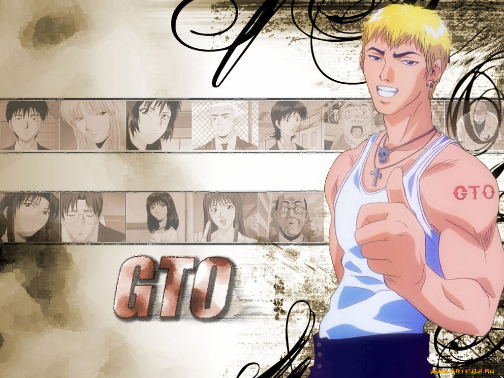аниме, gto