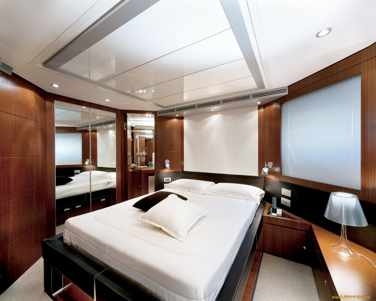 интерьер, каюты, помещения, на, корабле