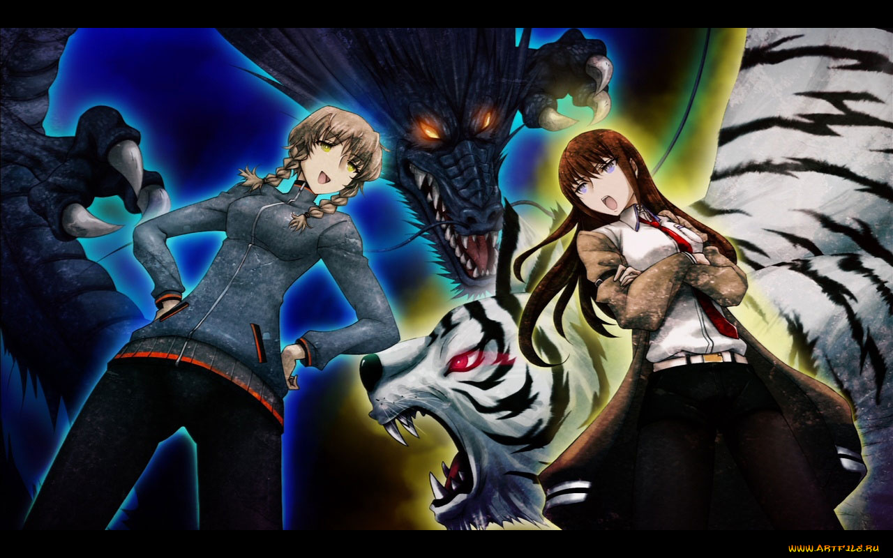 аниме, steins, gate