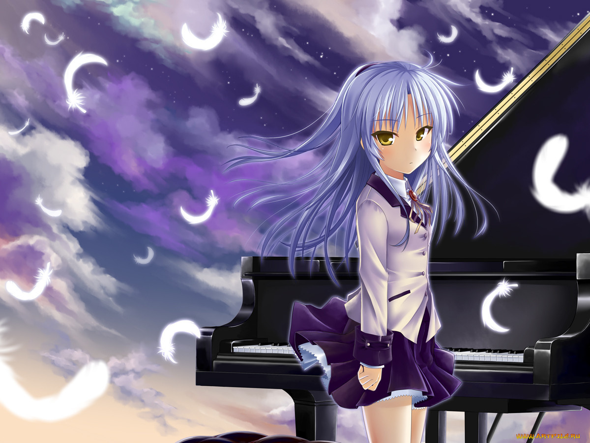 аниме, angel, beats