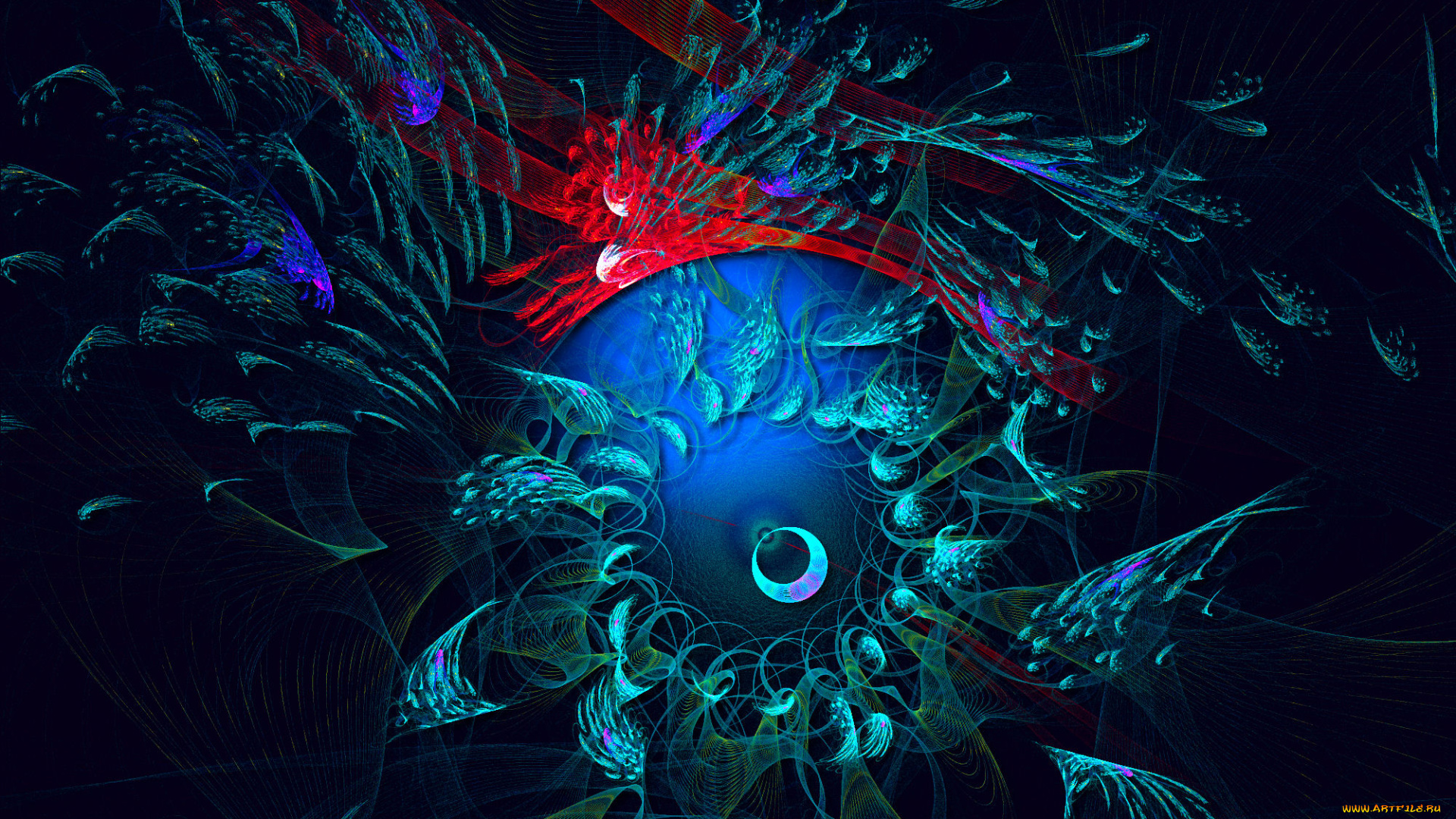 3д, графика, fractal, фракталы