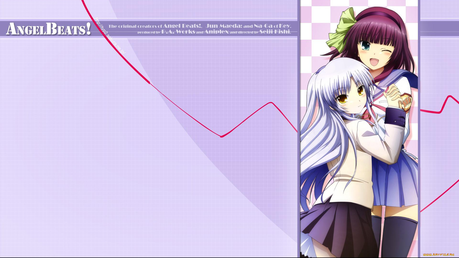 аниме, angel, beats