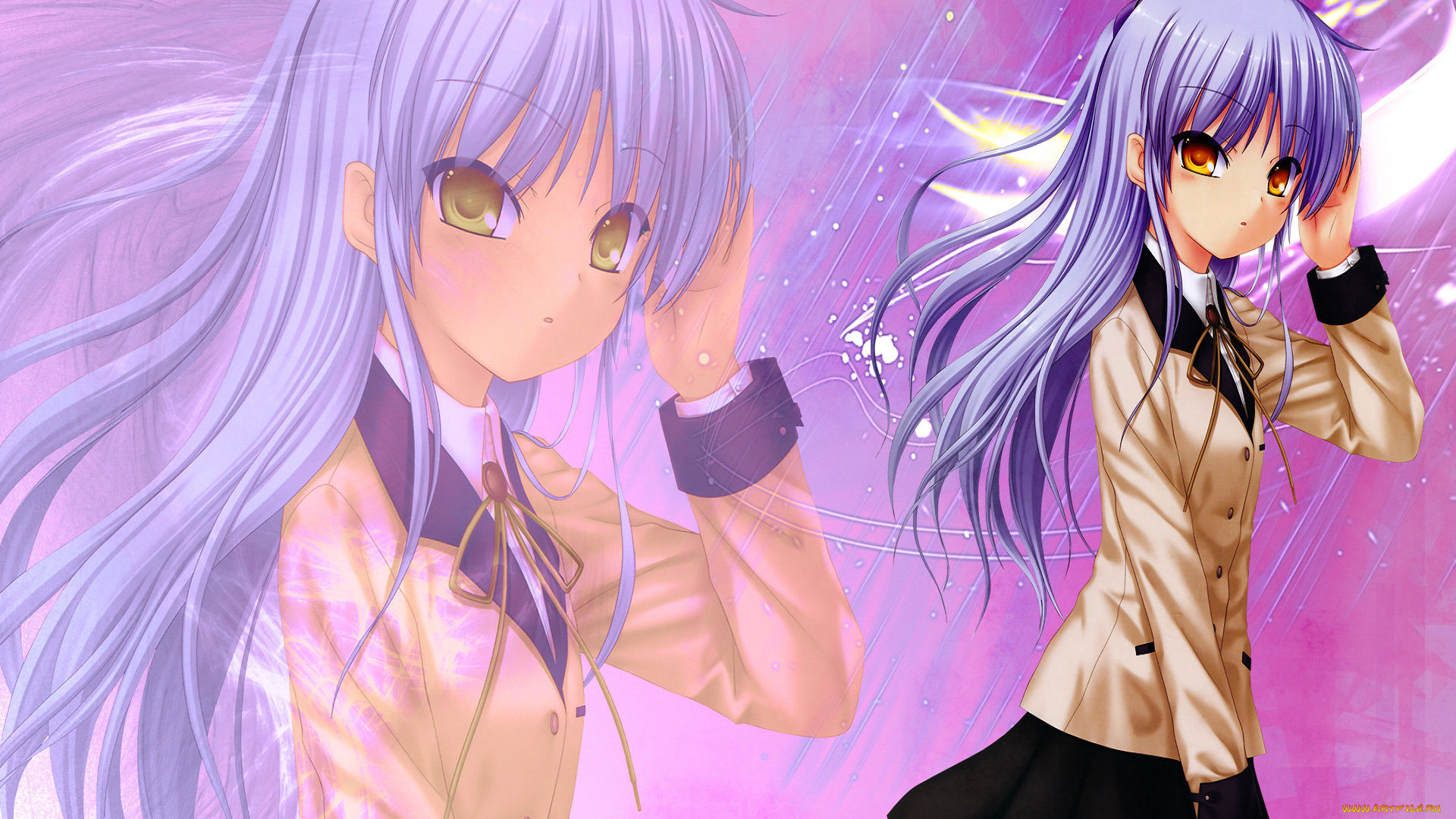 аниме, angel, beats