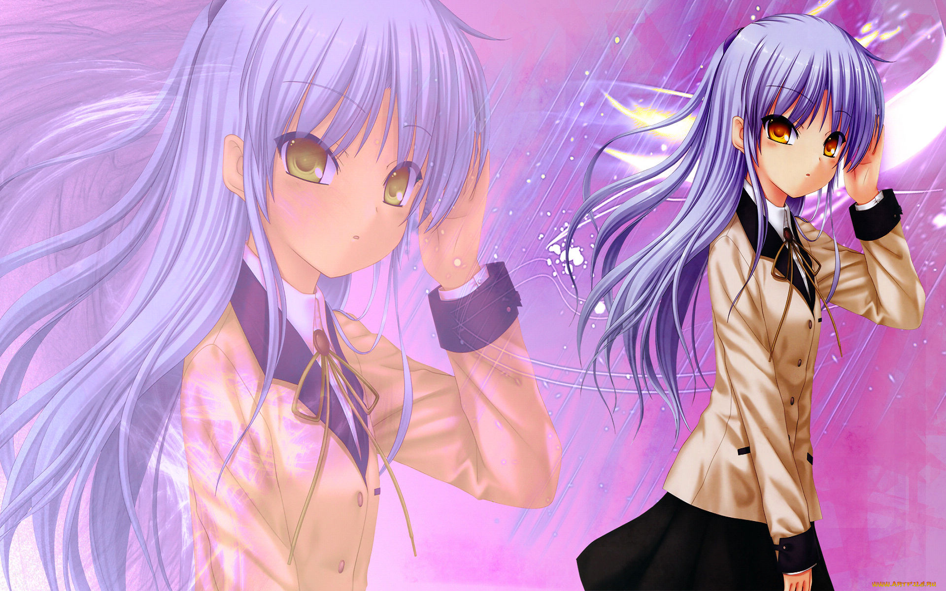 аниме, angel, beats