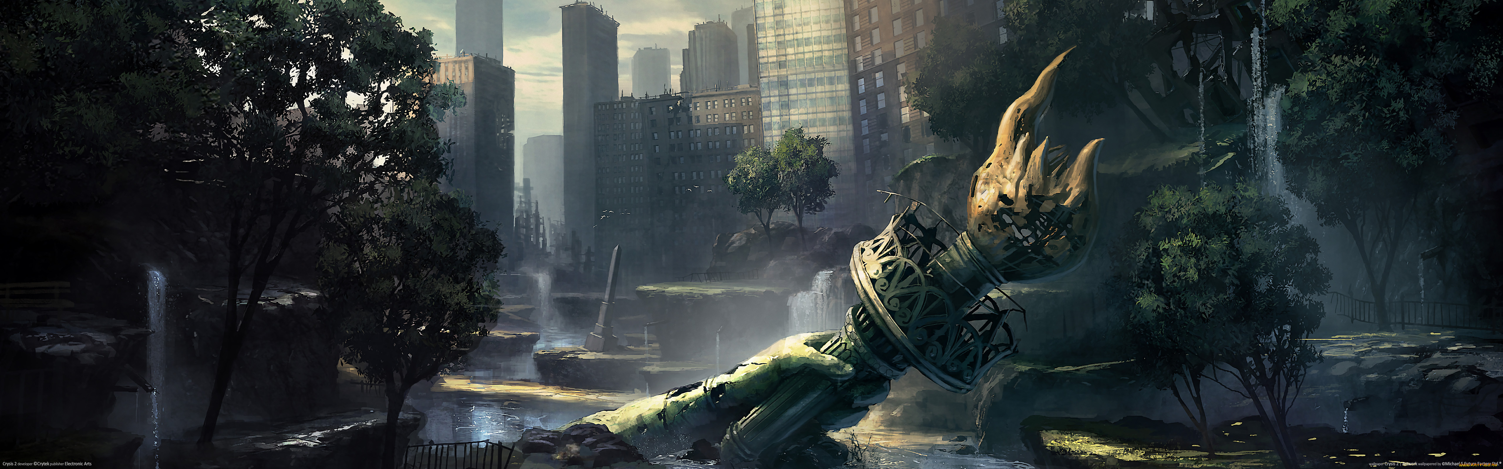 crysis, artwork, видео, игры