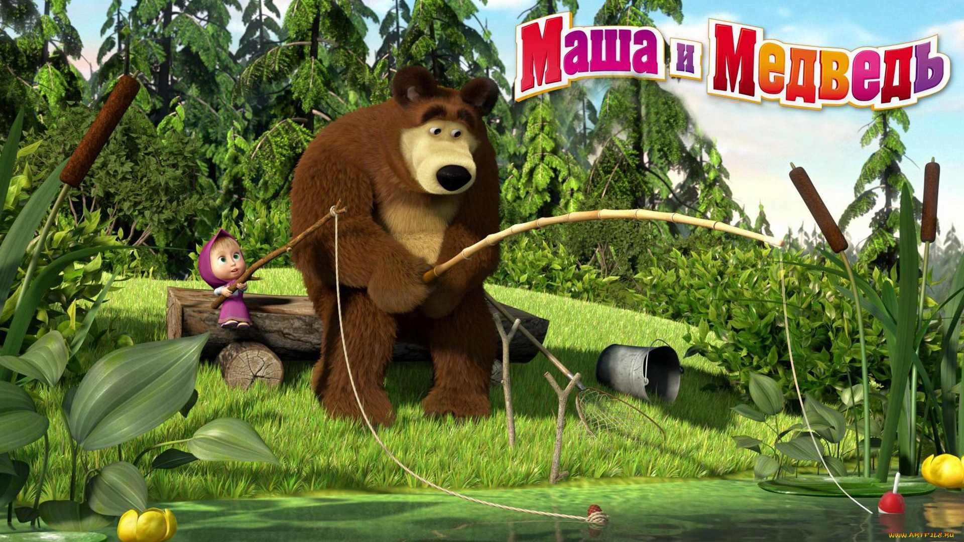 мультфильмы, маша, медведь, мульт