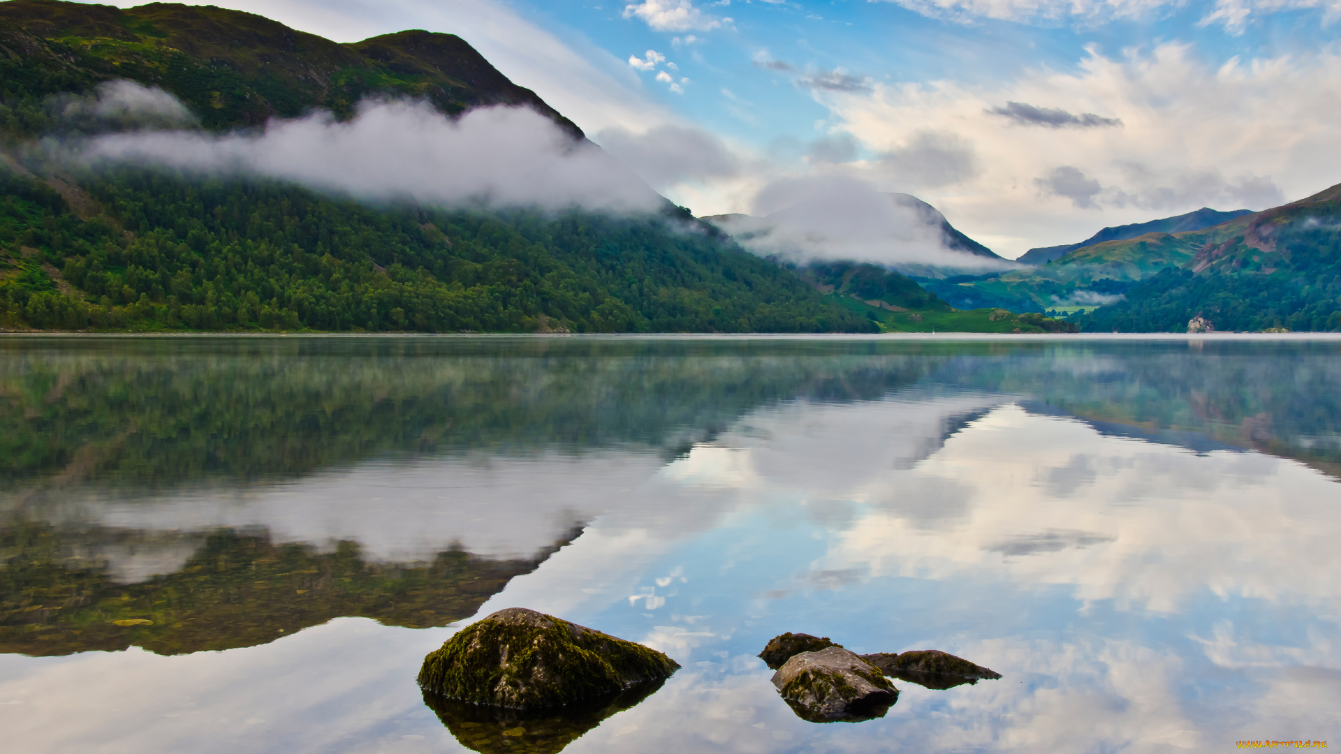 природа, реки, озера, вода, горы, пейзаж