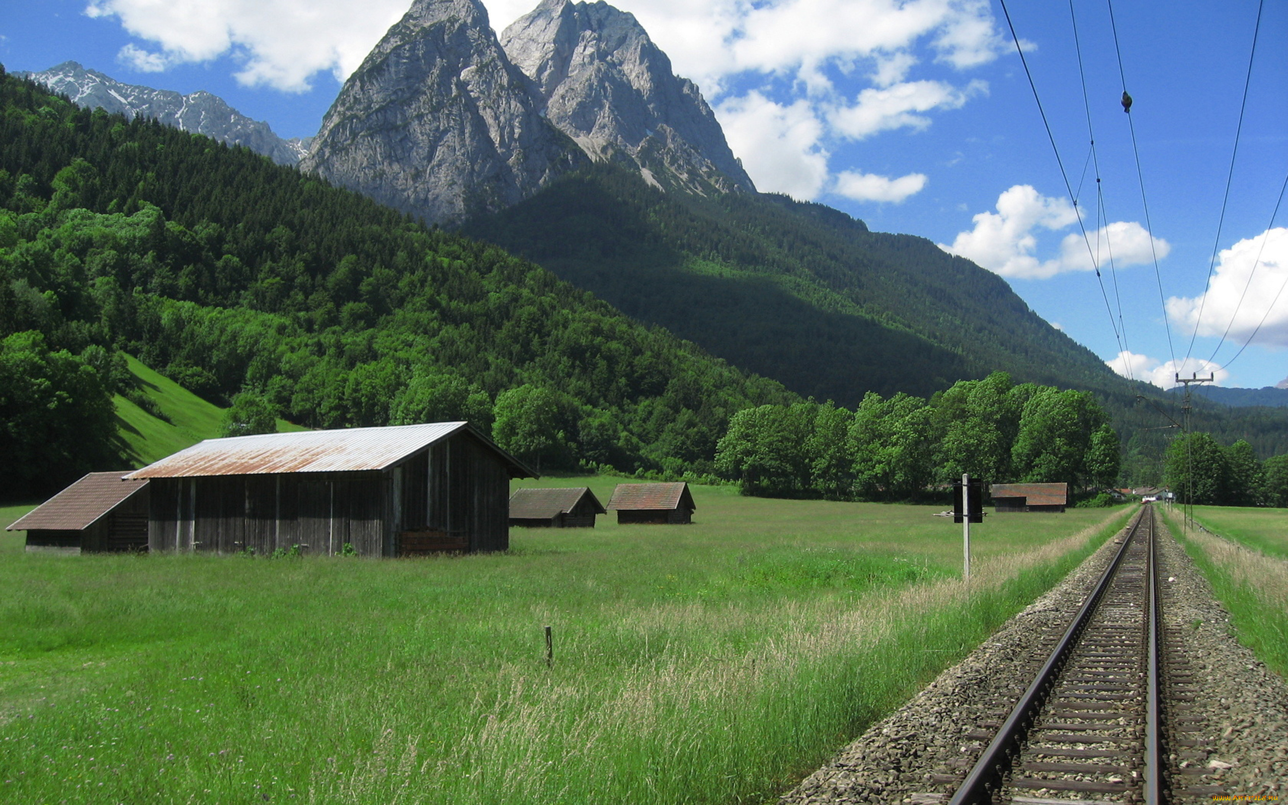 природа, дороги, горы