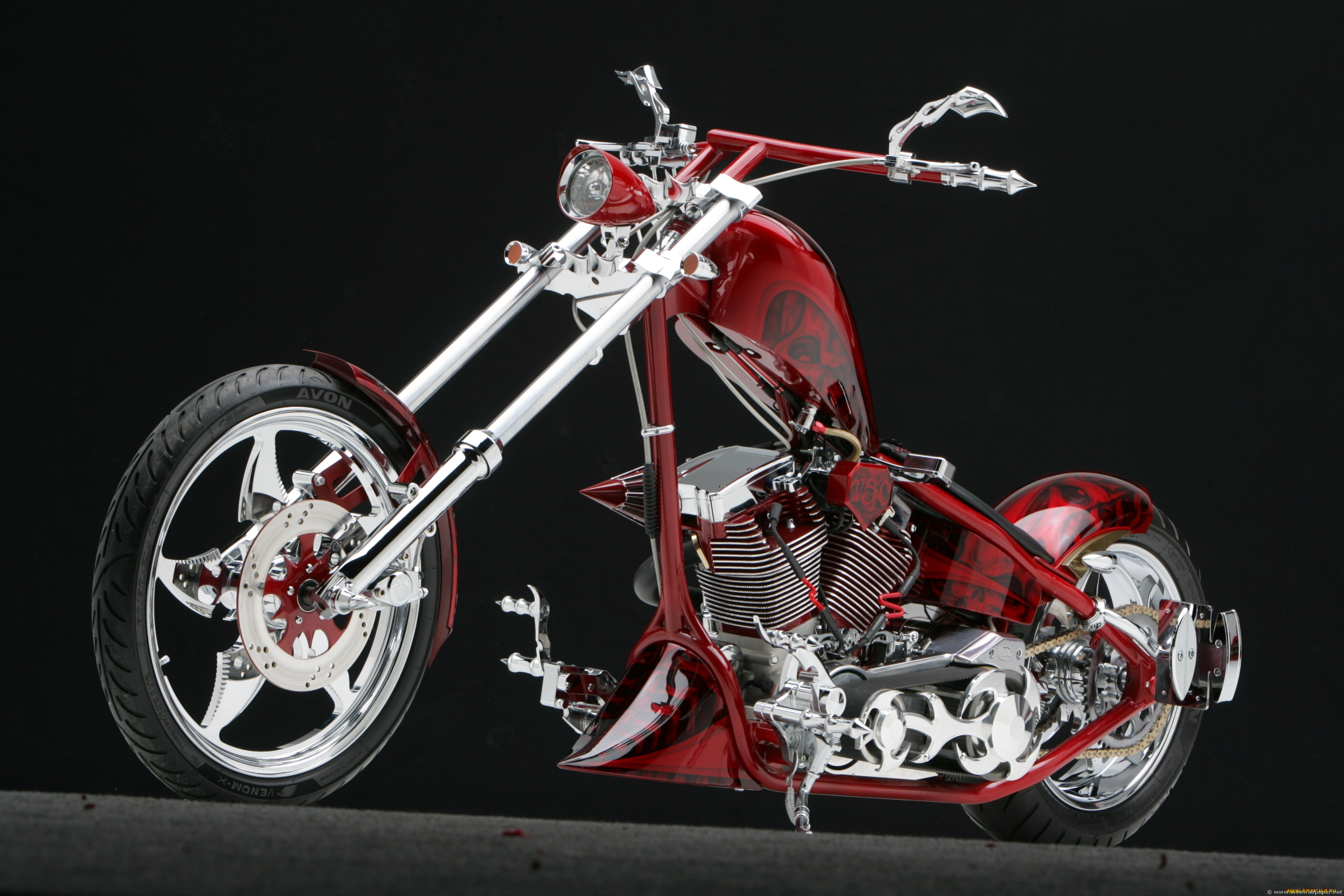 мотоциклы, customs, chopper