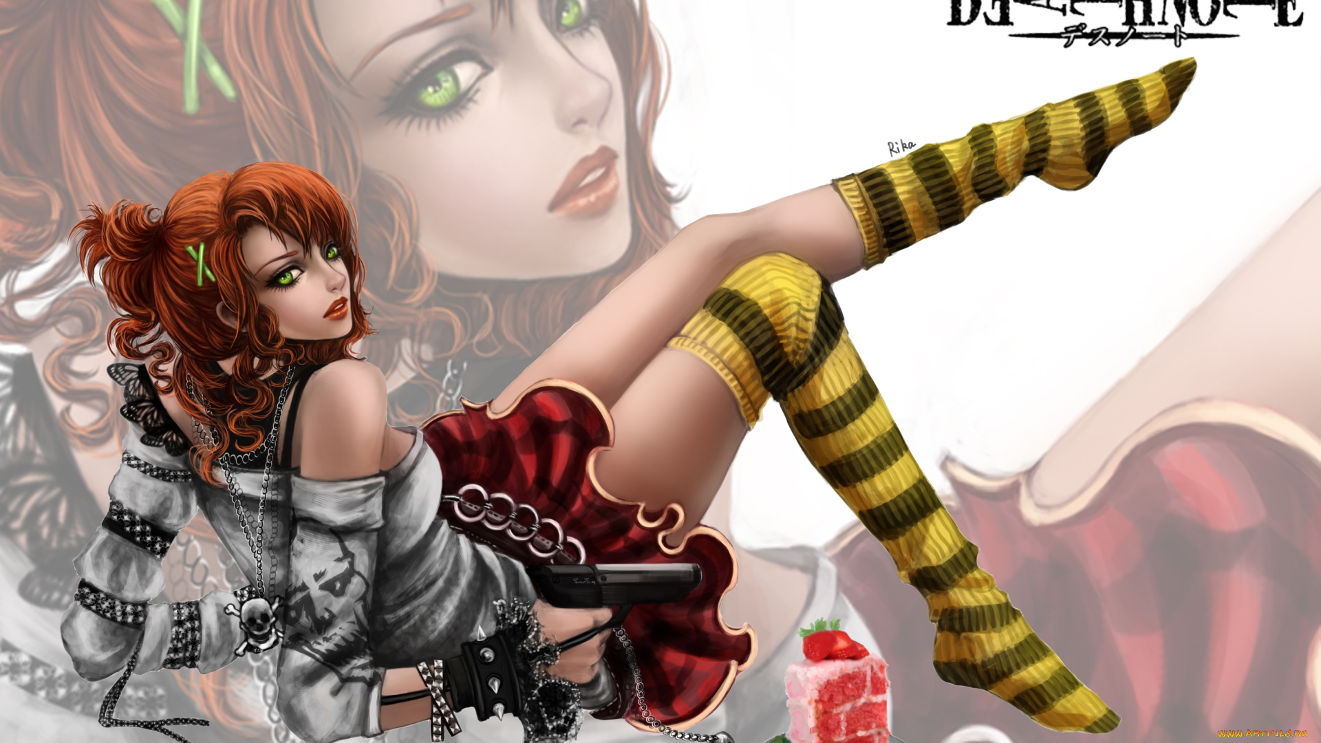 death, note, аниме, тортик