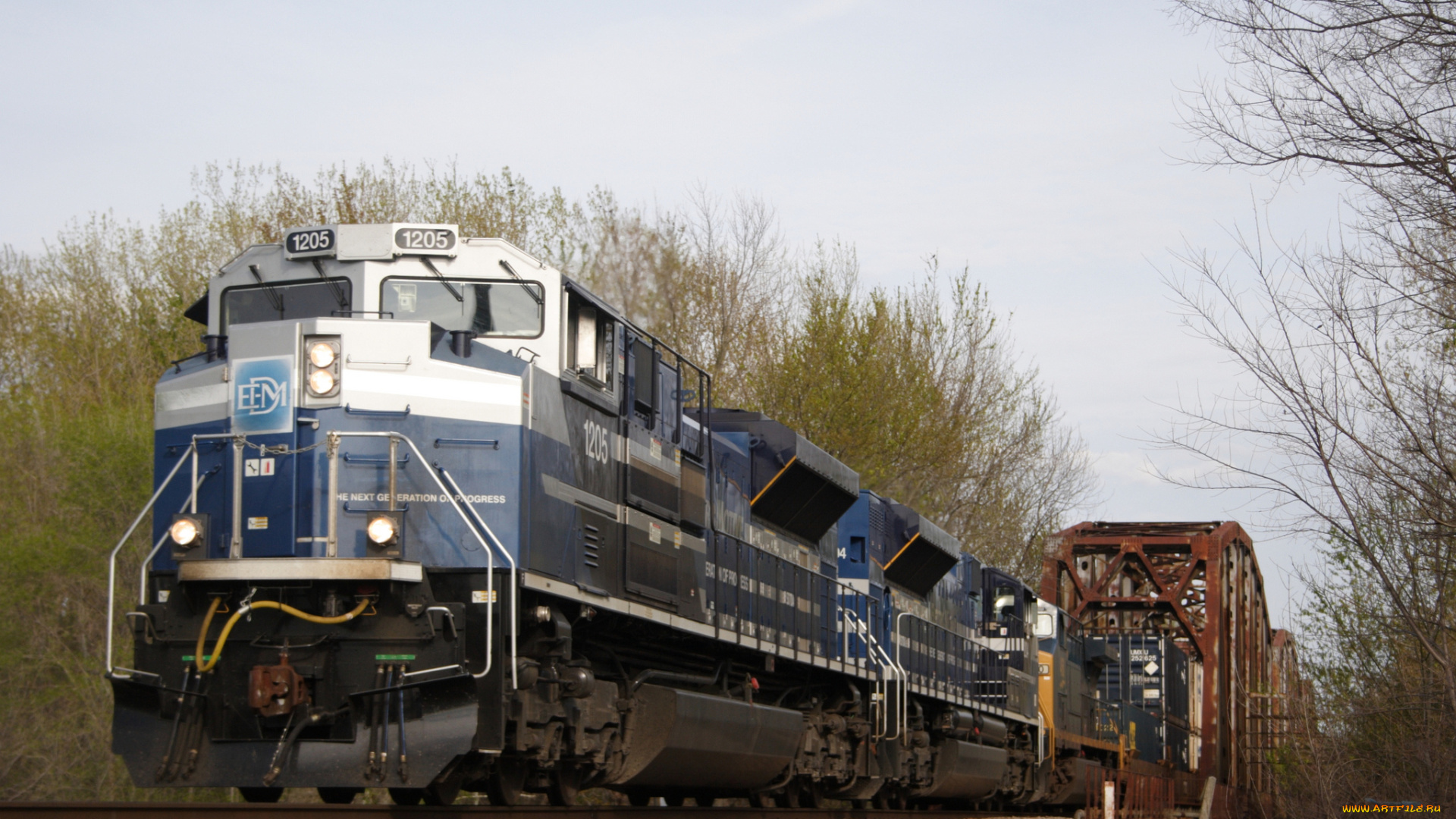 техника, поезда, локомотив, рельсы, состав