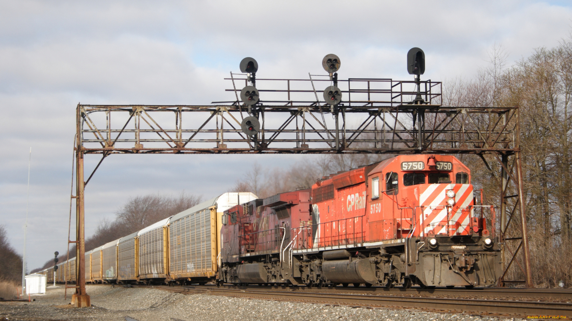 техника, поезда, локомотив, рельсы, состав