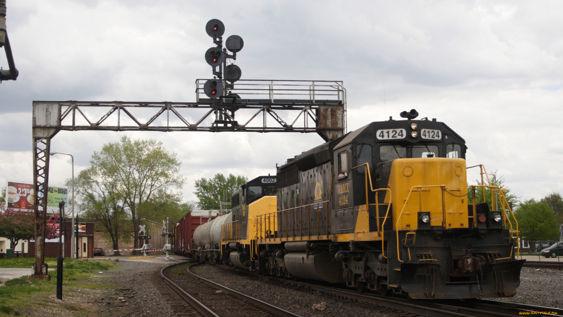 техника, поезда, состав, локомотив, рельсы