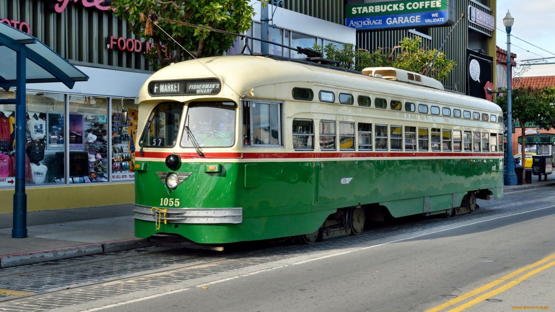 техника, трамваи, город, улица, рельсы, трамвай