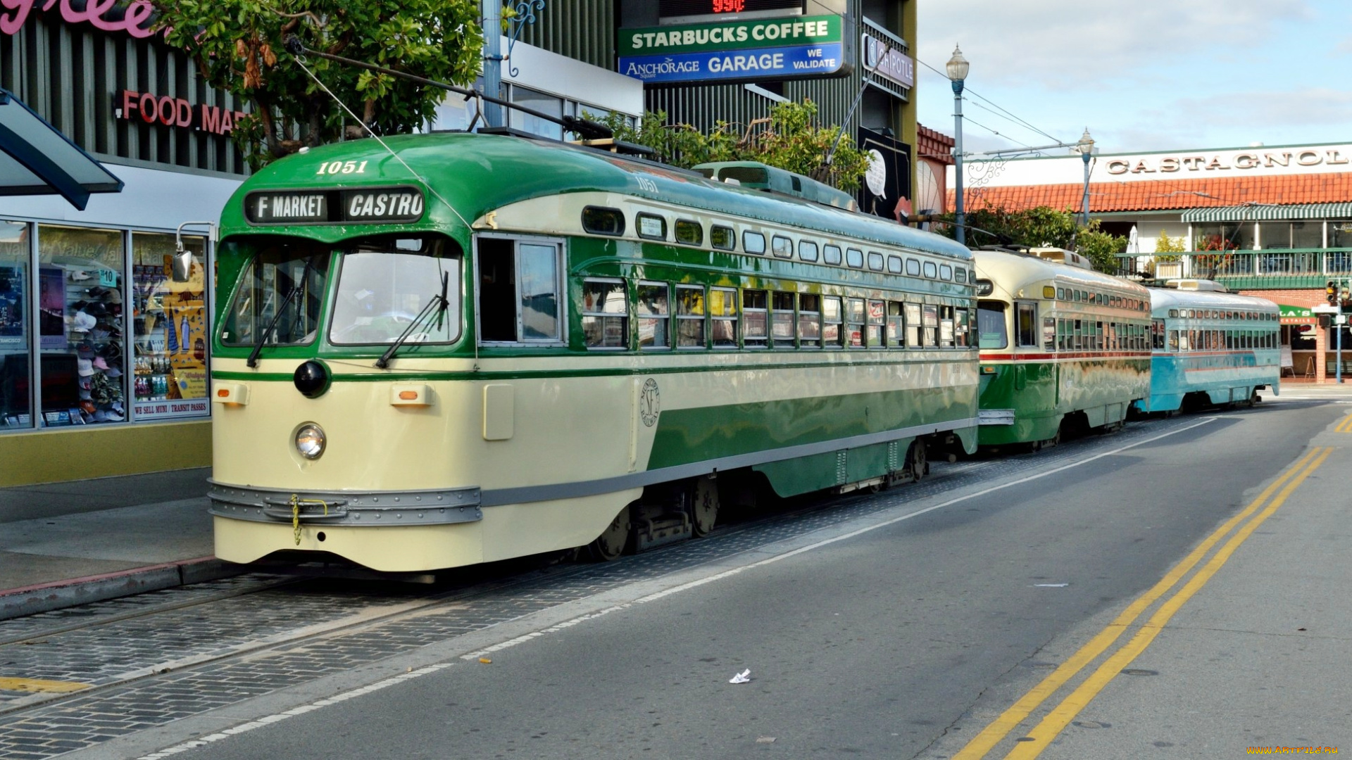 техника, трамваи, город, улица, рельсы, трамвай