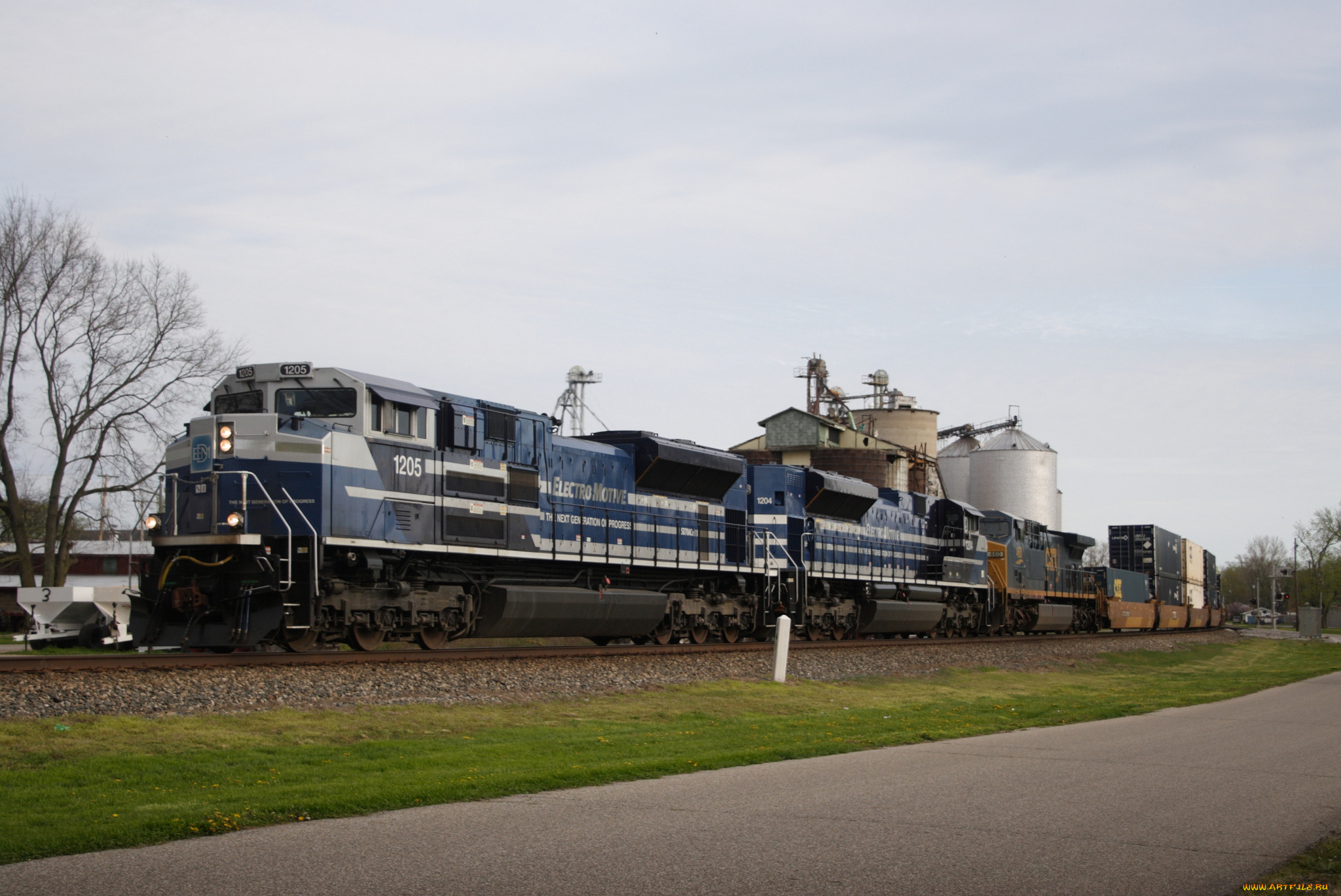 техника, поезда, локомотив, рельсы, состав