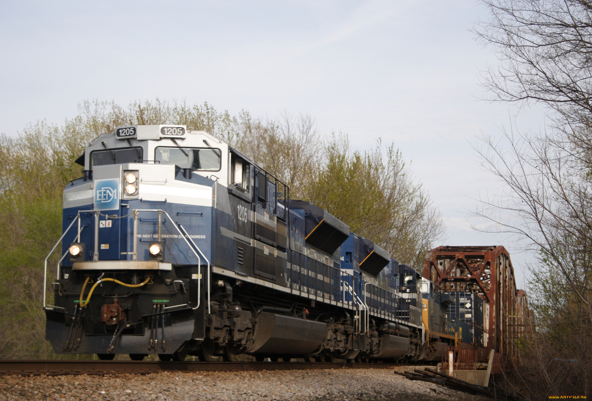 техника, поезда, локомотив, рельсы, состав